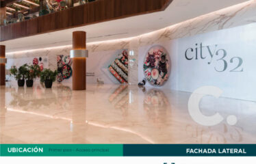 Plaza comercial CITY 32: primer piso – acceso principal